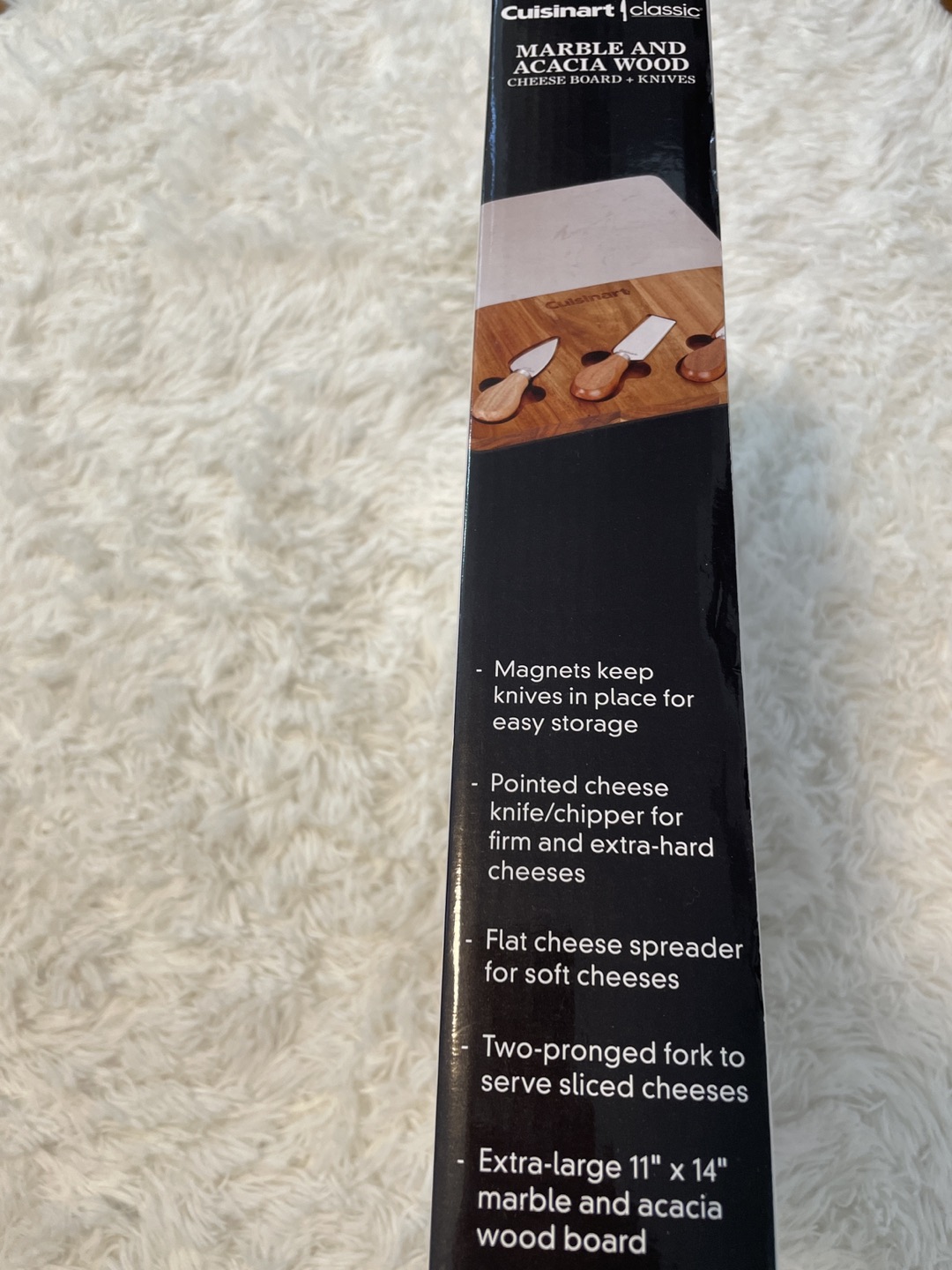 Cuisinart marble and acacia wood cheese board. New in box - photo 5