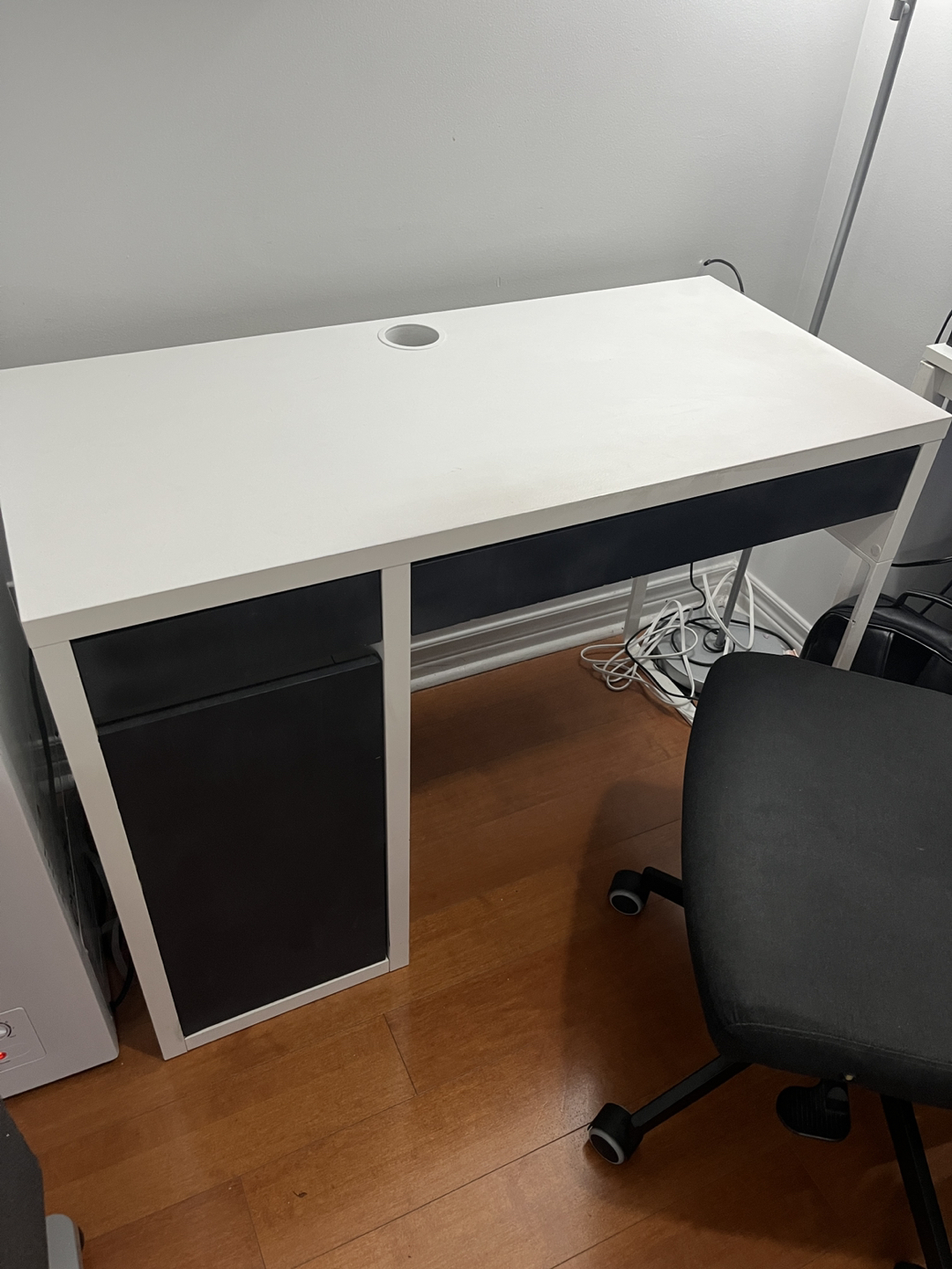 Ikea office desk and chair set