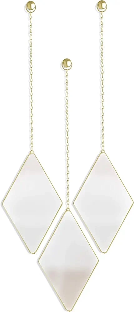 Umbra diamond mirror