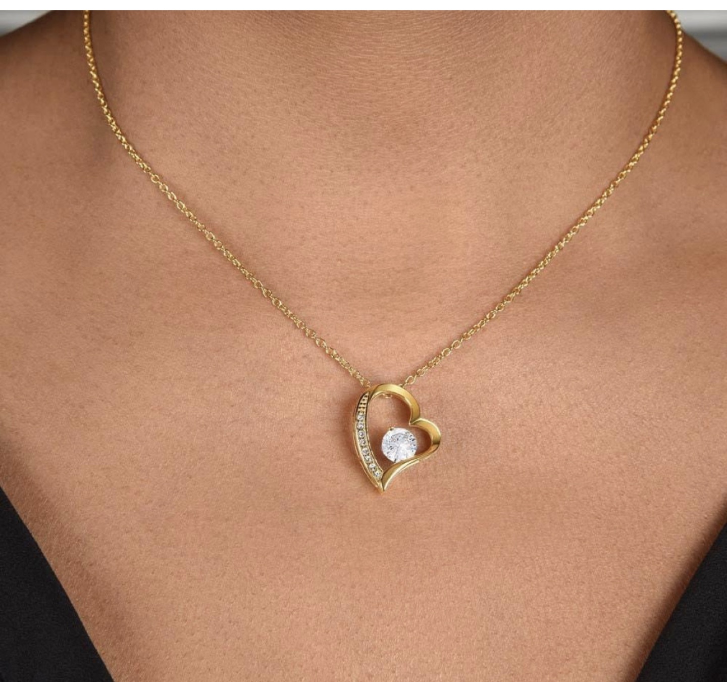 Gold Heart necklace - photo 4