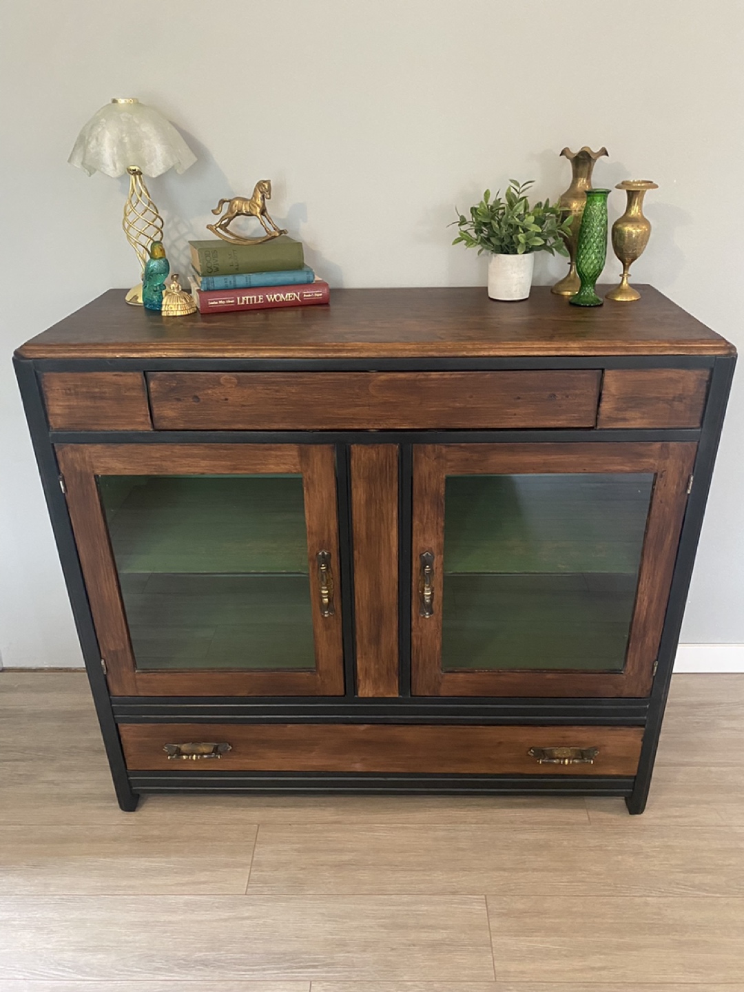 Absolutely gorgeous vintage wood sideboard