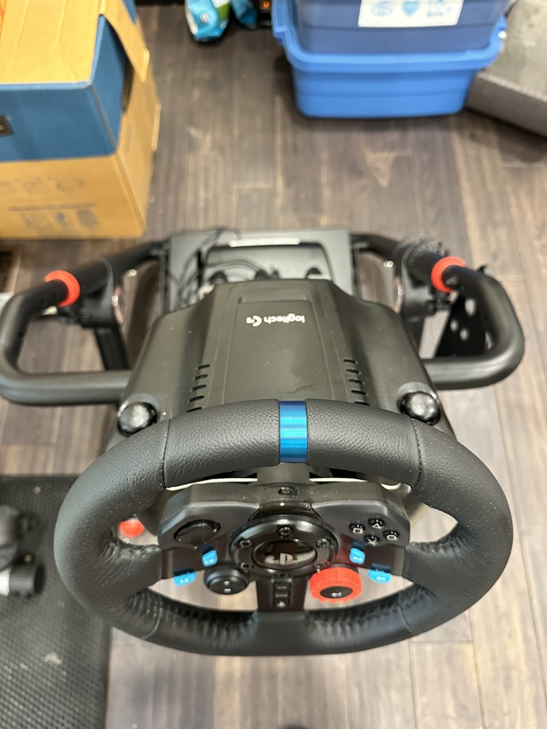 Logitech car driving racing simulator gear