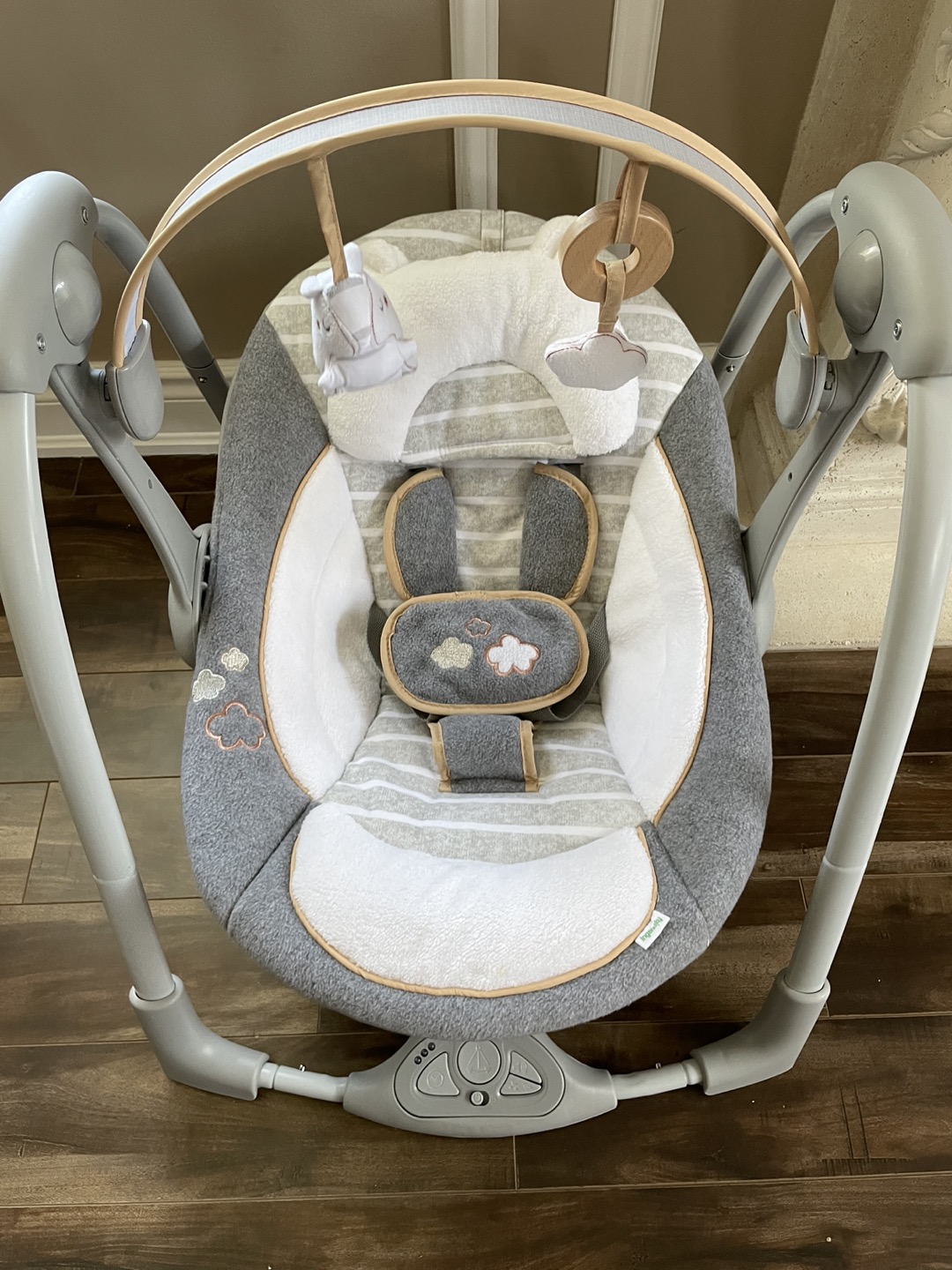 Ingenuity Baby Swing 'n Go Portable Swing - Bella Teddy