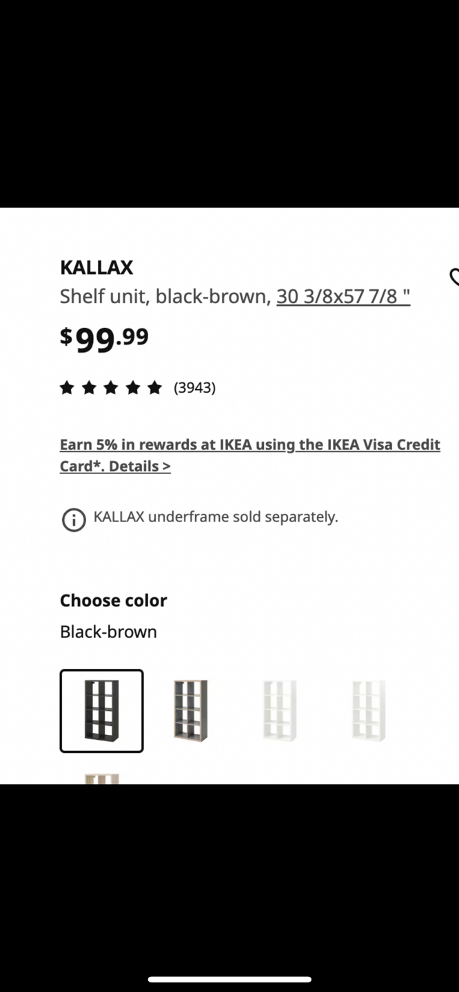 KALLAX (shelf unit) until 6/26 - photo 3