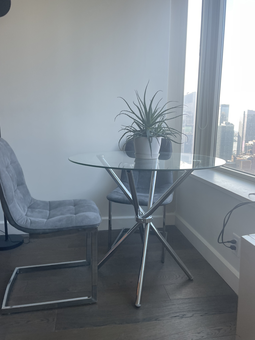 2 Chairs Dining Set