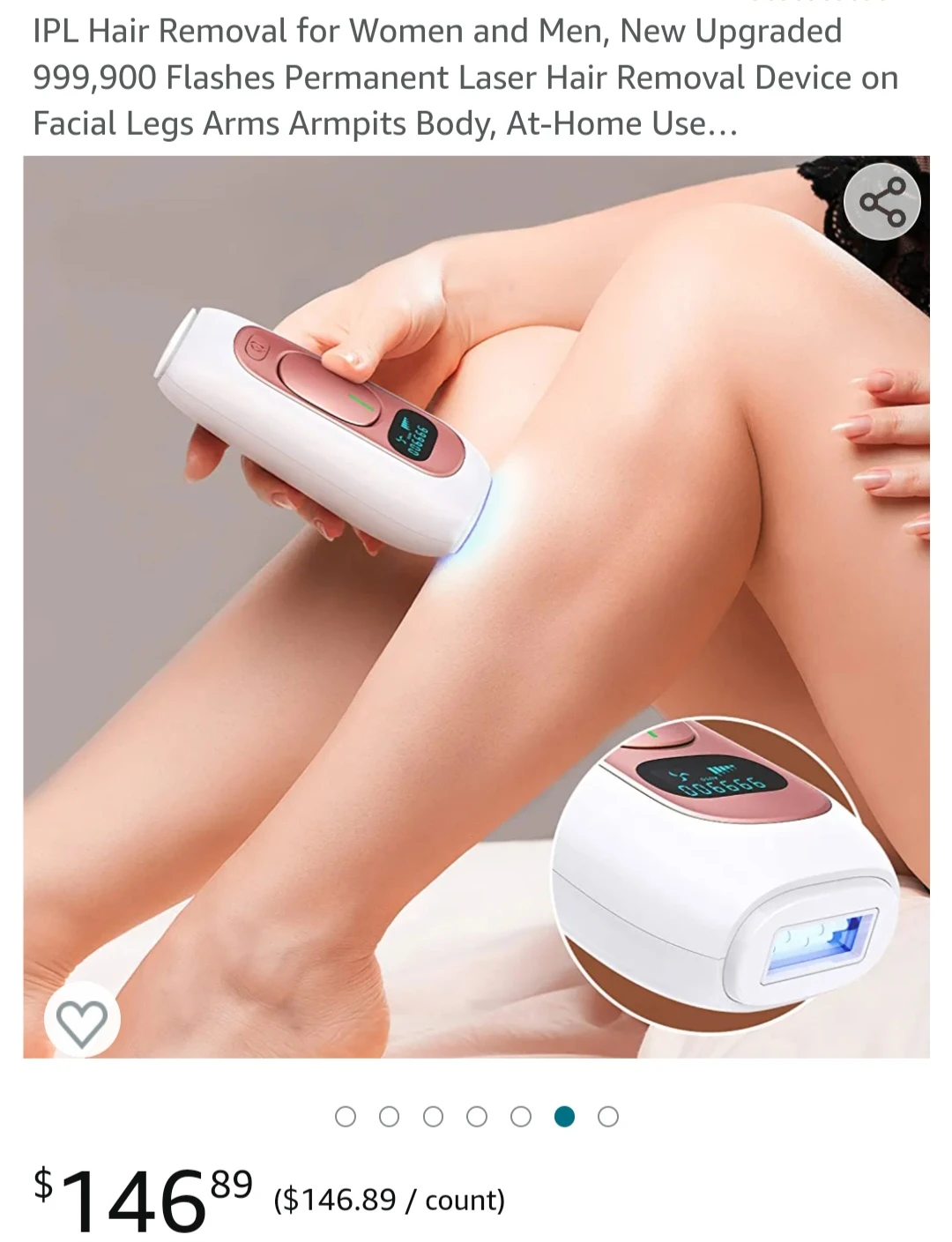 IPL Hair Removal for Women and Men, New Upgraded image indicator(7)