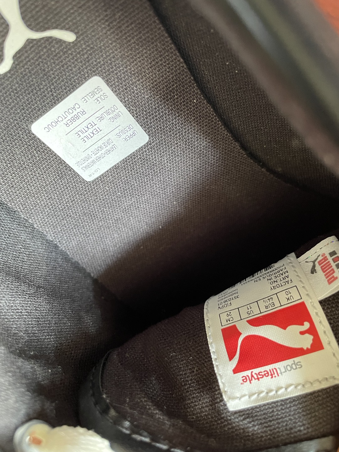 Brand new Puma leather sneakers image indicator(7)