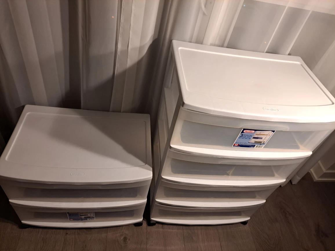 Sterilite wide rolling drawer carts for sale - photo 2