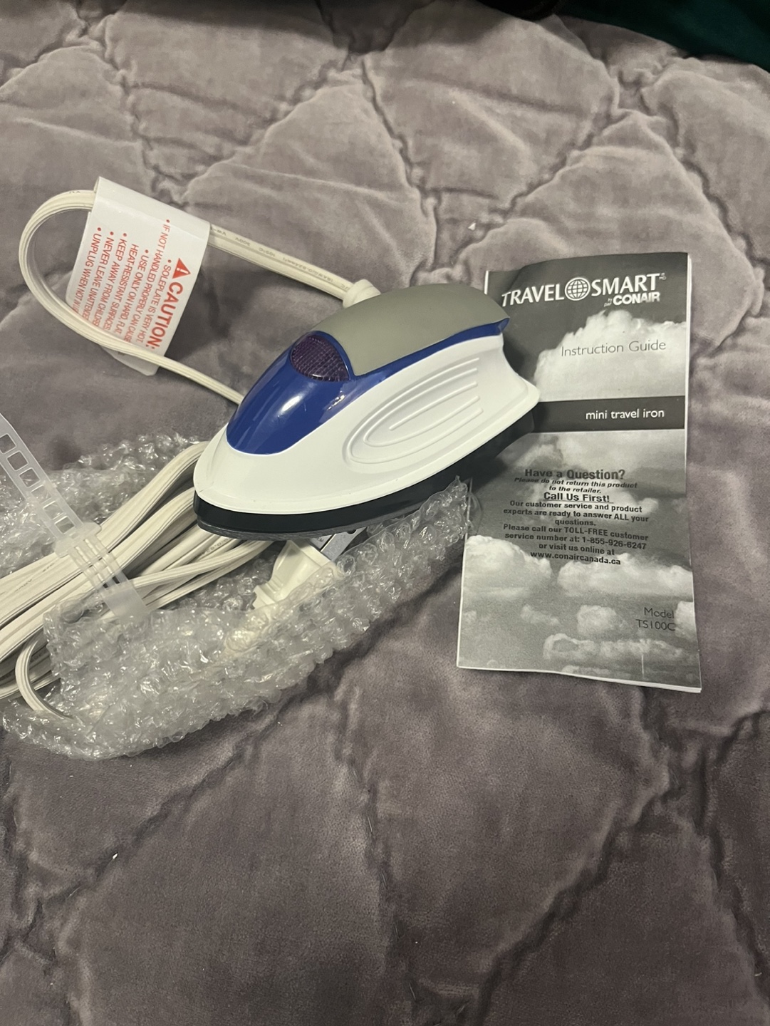 Travel/Craft Iron, new never used