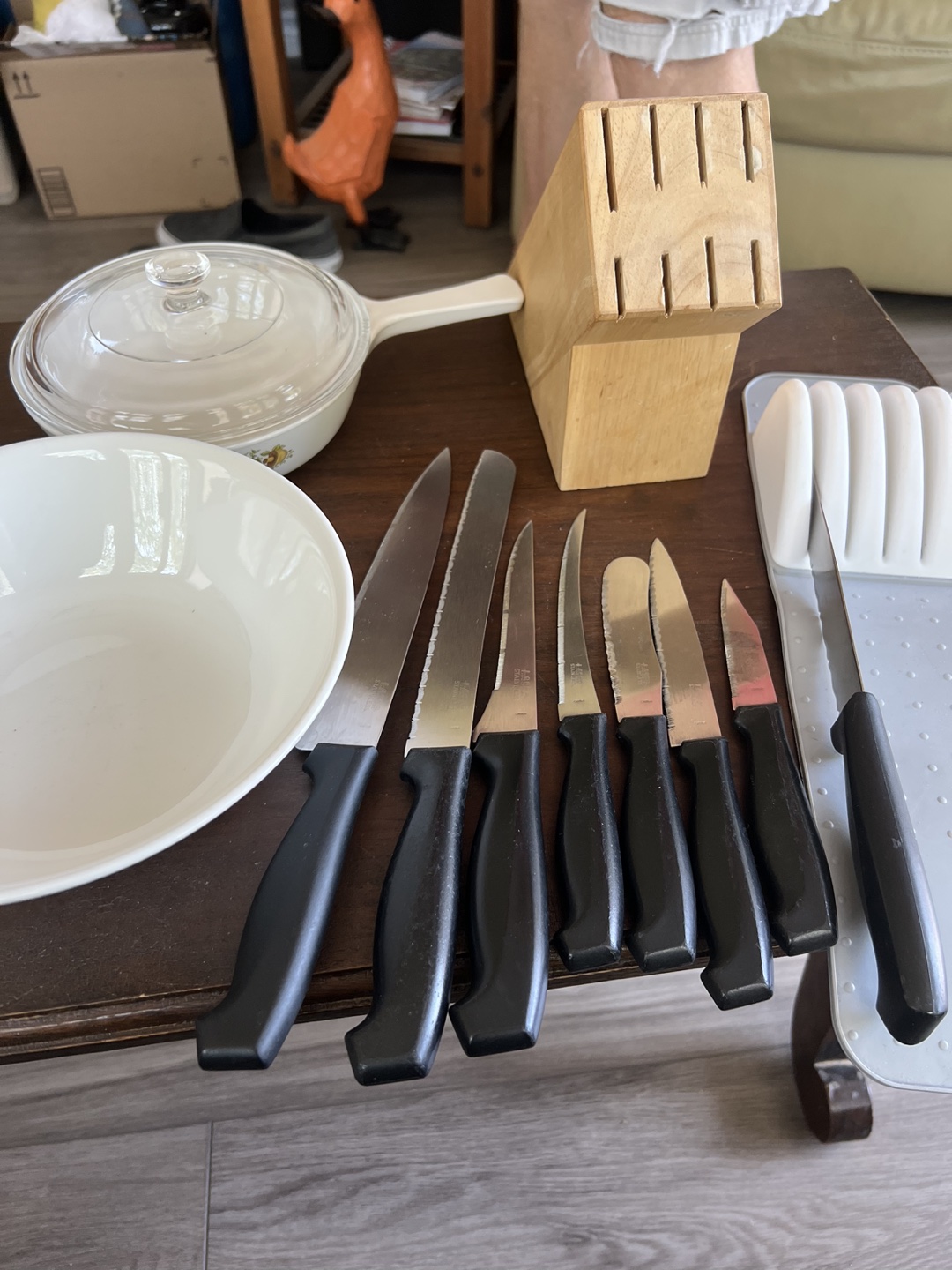 Laser sharp knives set with kitchen ware thumbnail