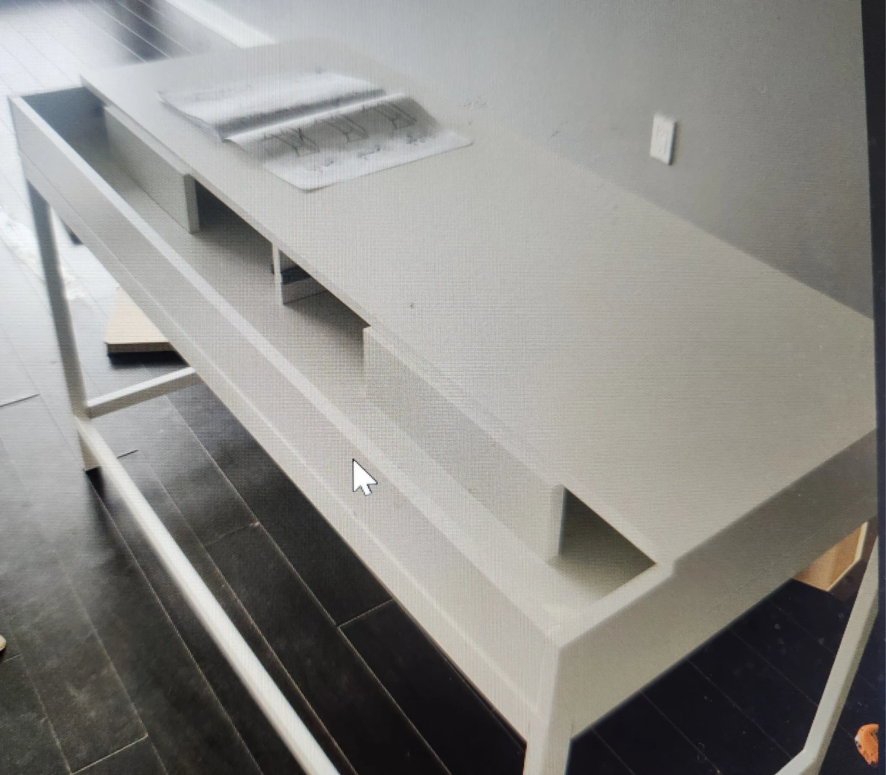 FINAL OFFER- IKEA Office Desk - Alex White 52inch - photo 2