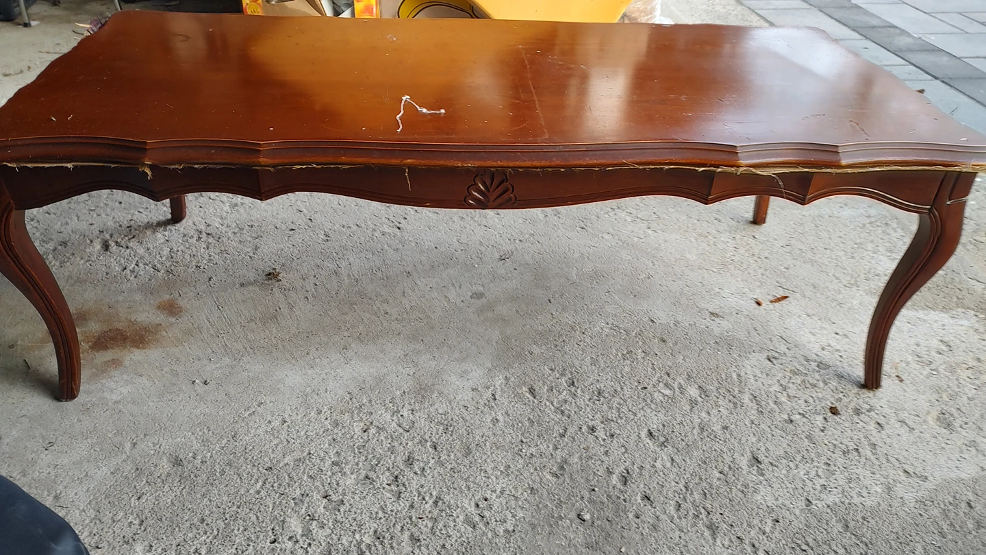 solid hardwood cherry table