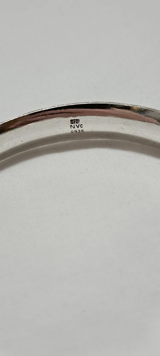 Sterling silver bangle image indicator(3)