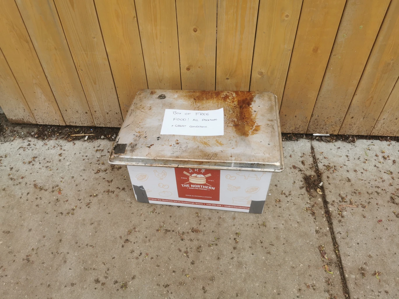 FREE - Large box of miscellaneous foods. All packaged. thumbnail