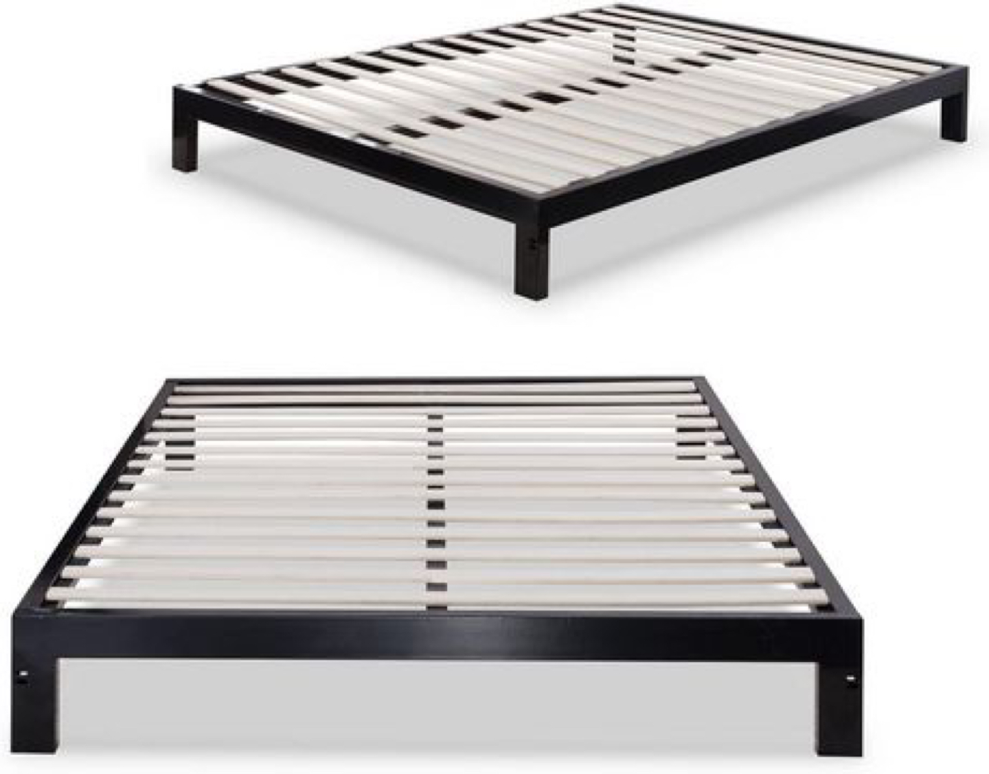 Mattress and Metal Bed Frame Queen size - photo 5