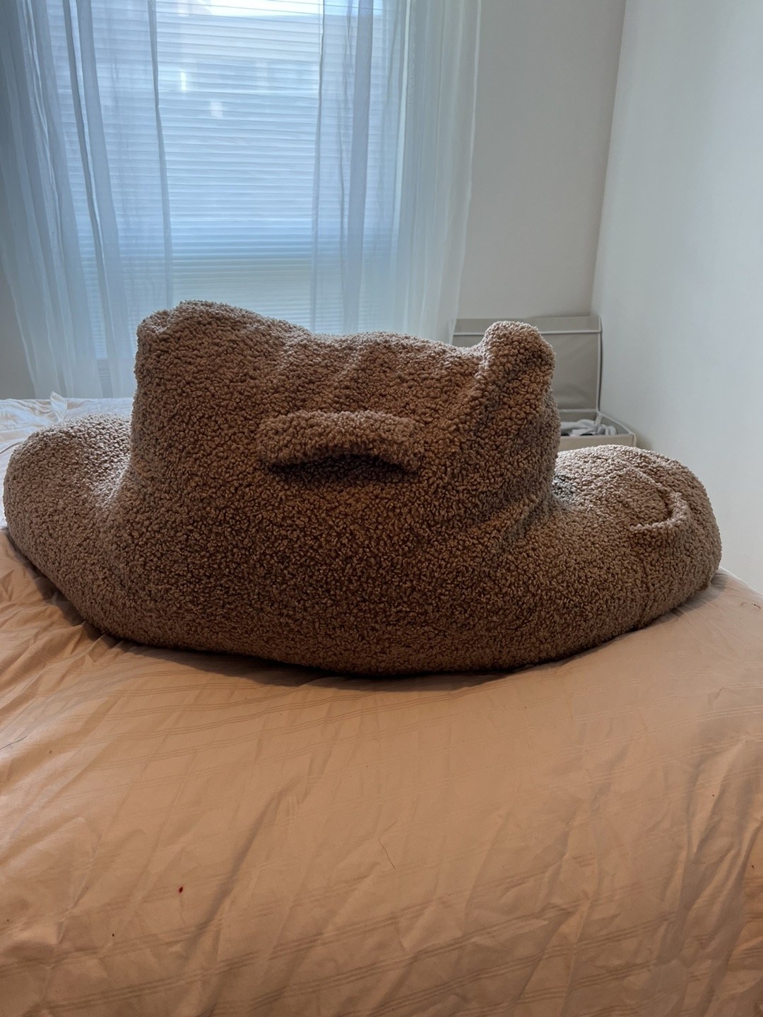 Sherpa Backrest Indigo Brand Reading Bed Pillow - photo 3
