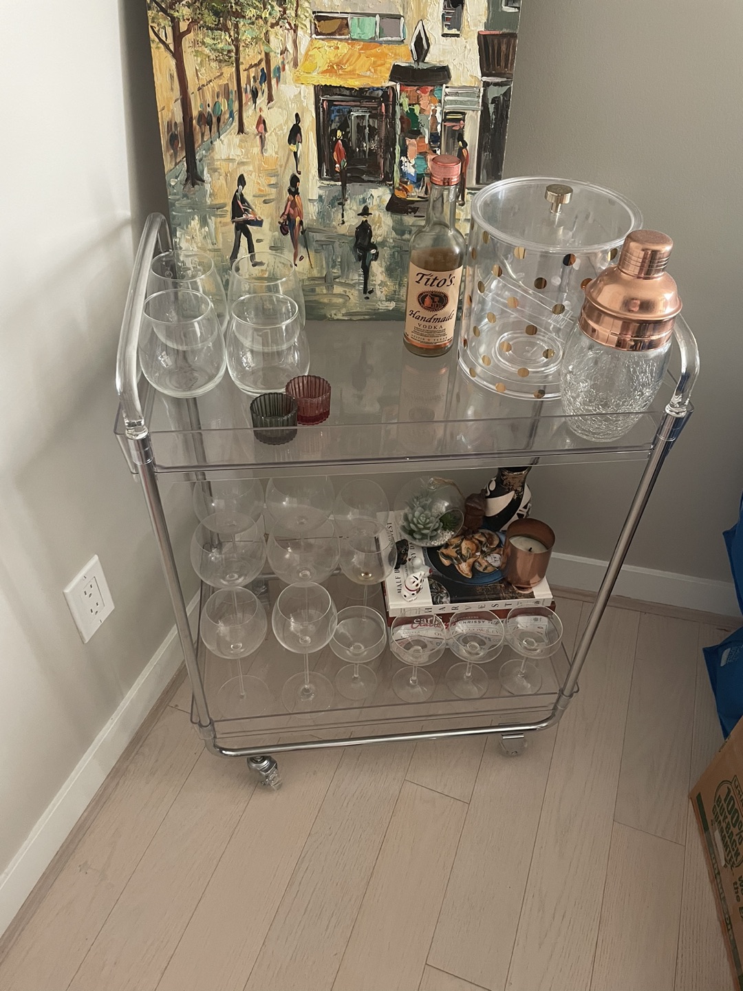 The Home Edit Bar/Utility Cart
