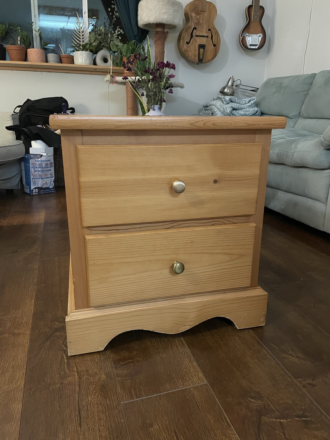 Solid wood nightstand 🌱 thumbnail