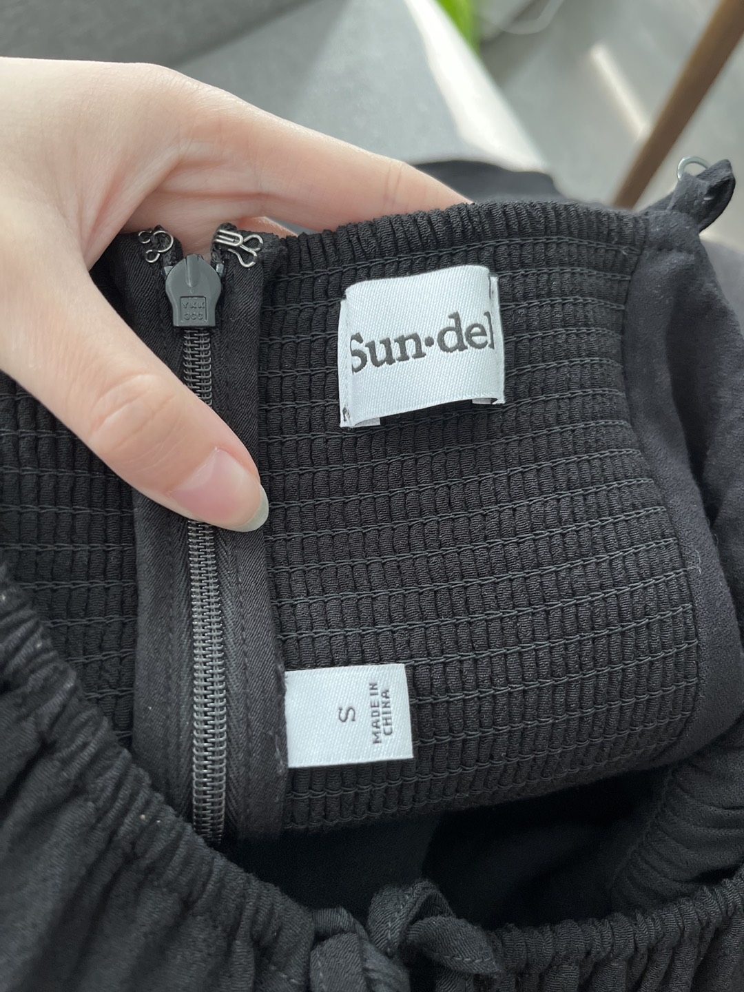 Aritzia Black Mini Dress Size S image indicator(3)