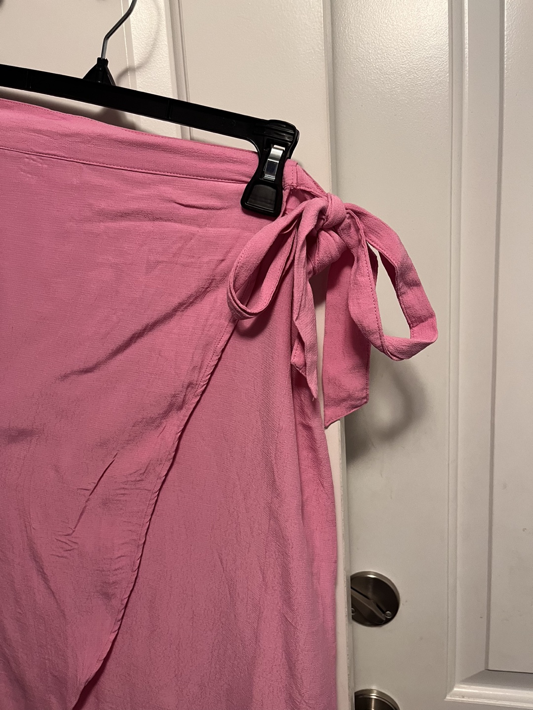 Pink wrap midi skirt (AE) - photo 2