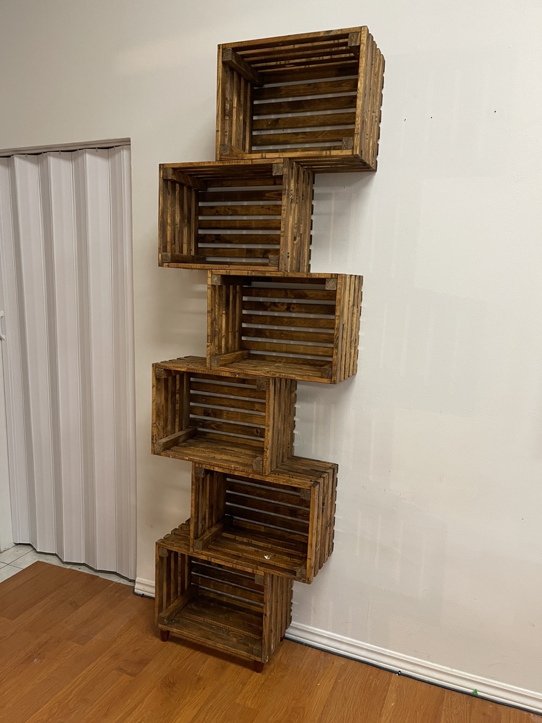 Hand crafted wooden shelf - photo 3