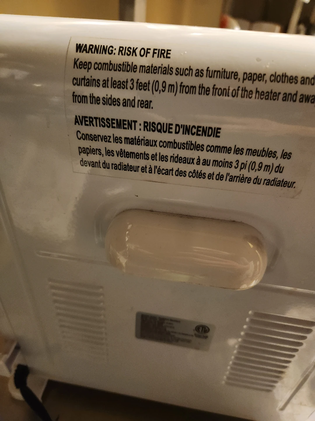 space heater 400/800watt