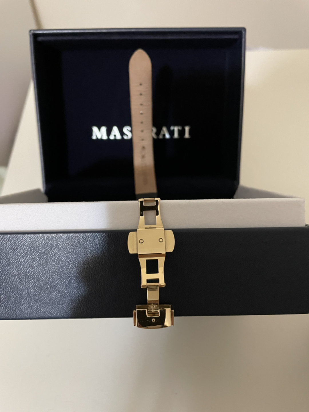Maserati Stainless Steel & Leather Strap Watch 34mm - photo 5