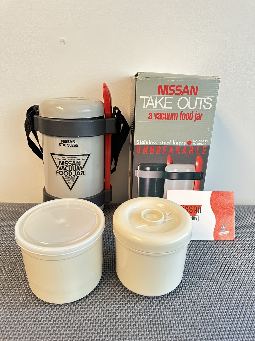 Nissan Take Outs Vacuum Food Jar Unbreakable Stainless Steel - photo 2