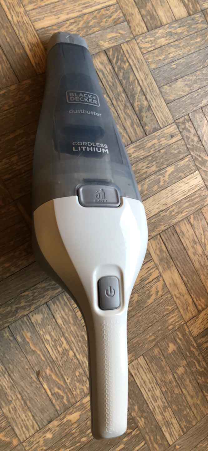 Black+Decker cordless hand vacuum