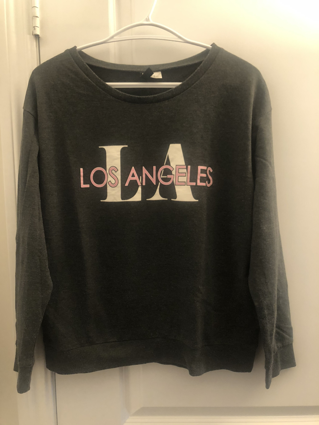 crew necks with word prints