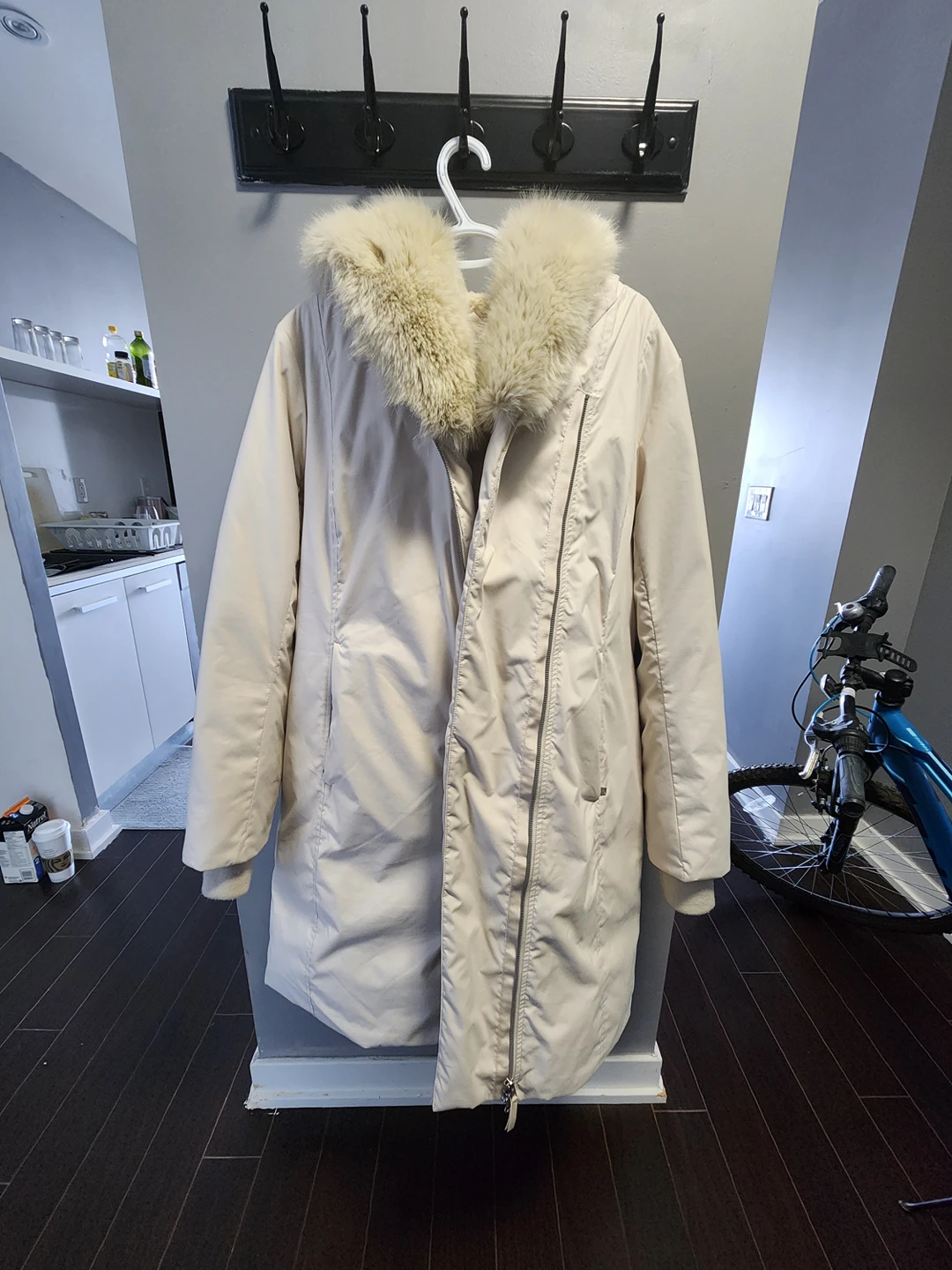 2022 Aritzia Babaton St Moritz Parka Pearl White Size L