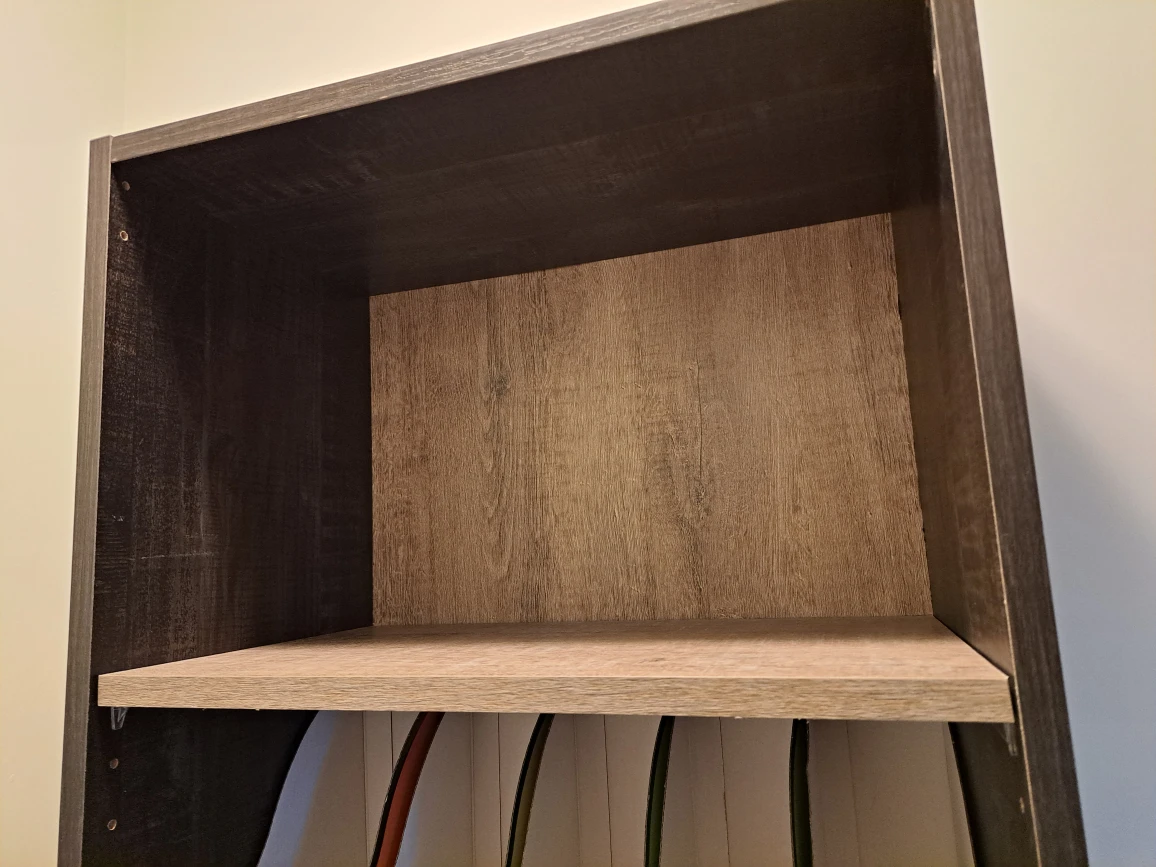 Stylish strudy space saving South Shore 5-Shelf Narrow Bookcase - photo 2