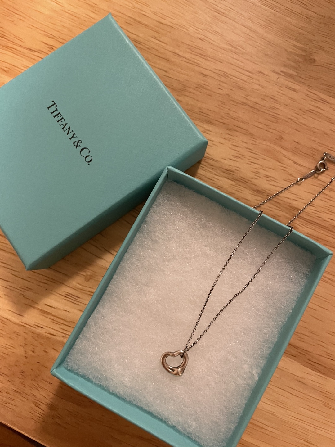 Tiffany & Co Open Heart Pendant necklace