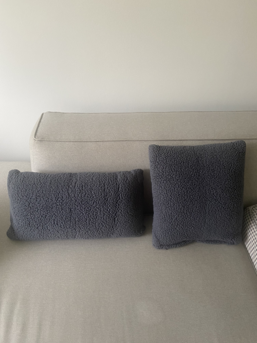 Indigo throw pillows