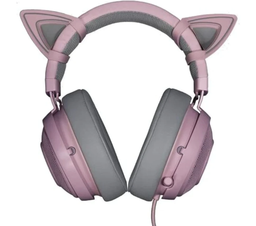 last week RAZER KRAKEN PRO QUARTZ headset with mic + kitty ears image indicator(9)