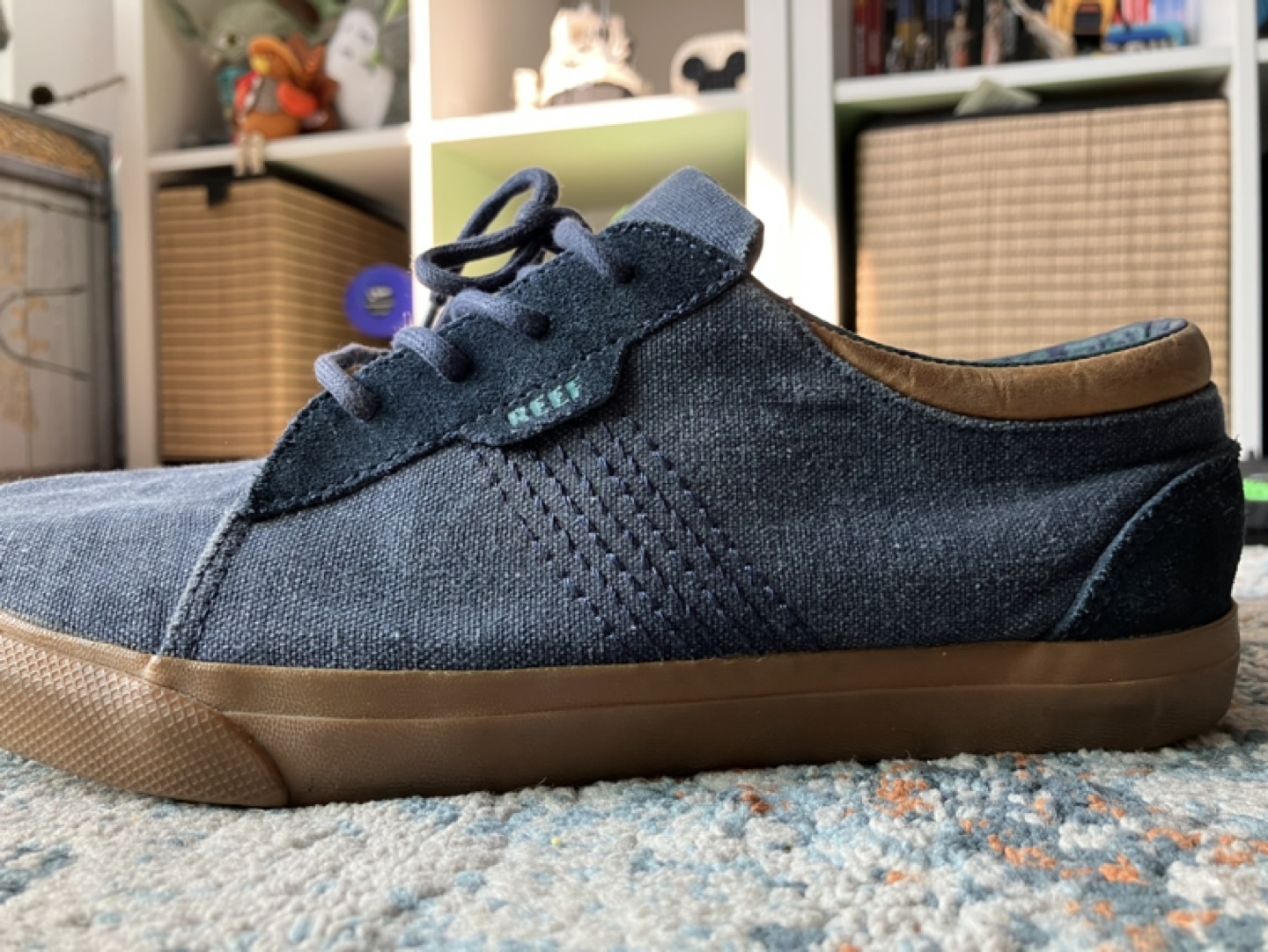 Reef size US 9 (UK 8) blue-brown shoes #freecycle - photo 2