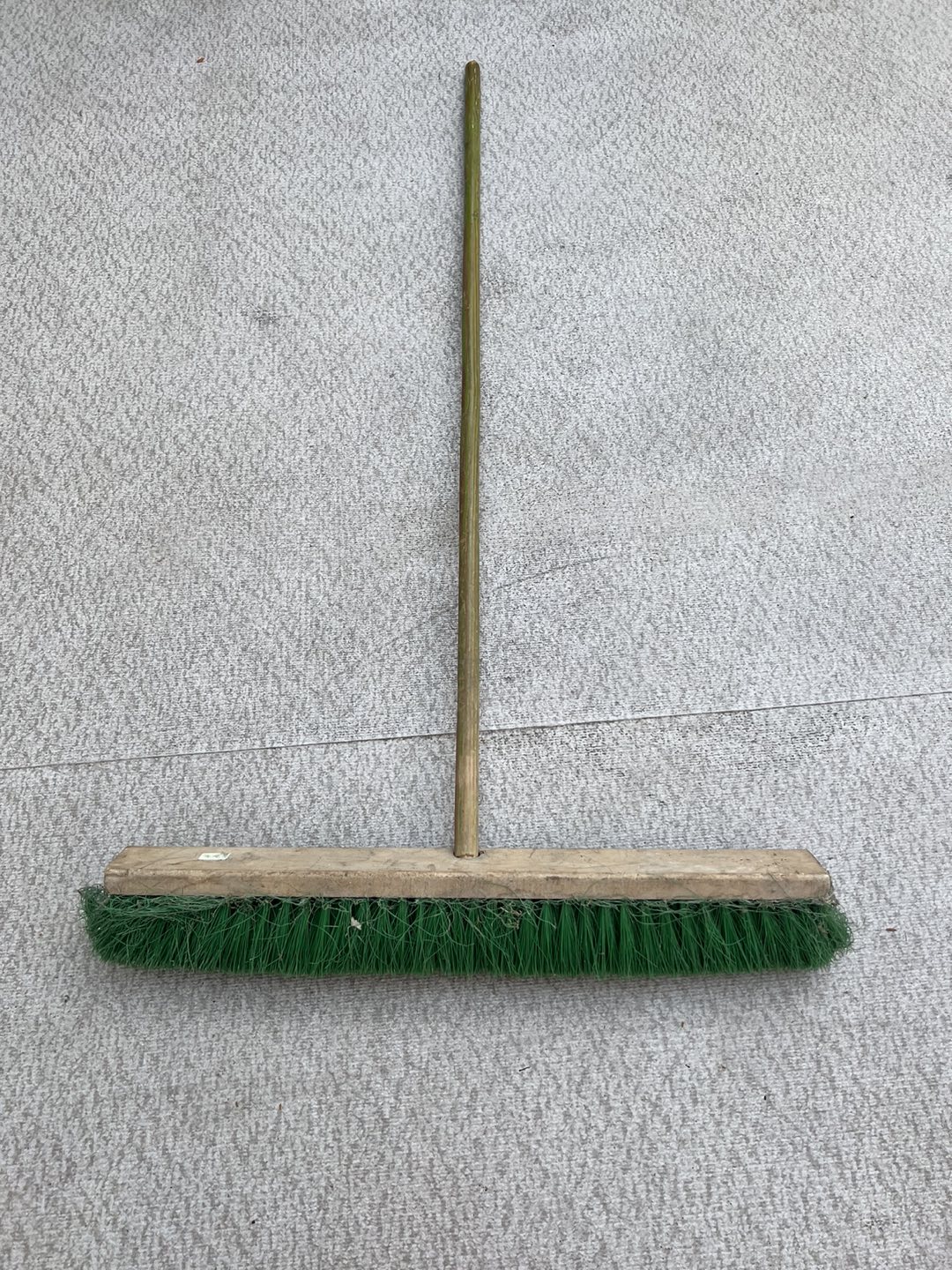 Push Broom 2’ wide with 4’ Wooden Handle thumbnail