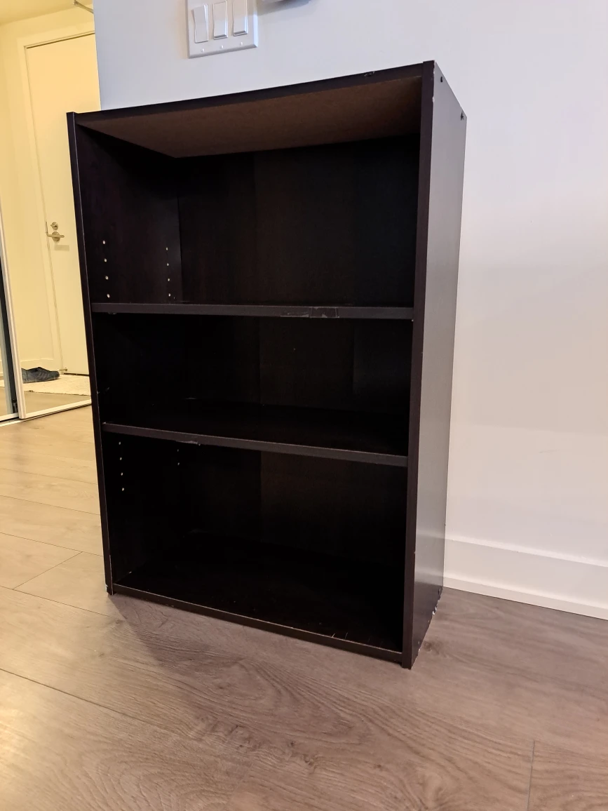 Sauder 3-shelf bookcase for sale