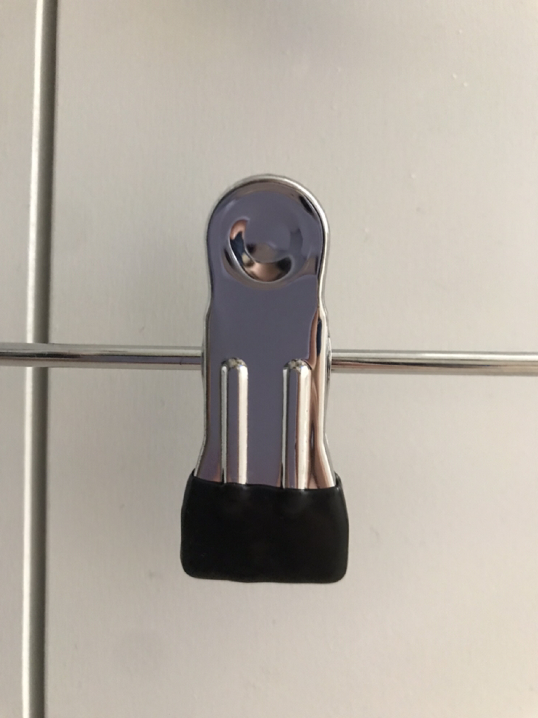 Space saving 5 tier metal hangers with clips (pack of 4) - photo 2
