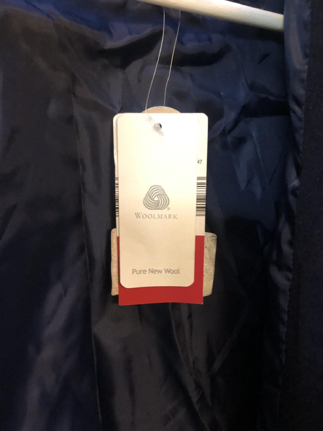 Navy Child’s Wool Duffle Jacket image indicator(2)