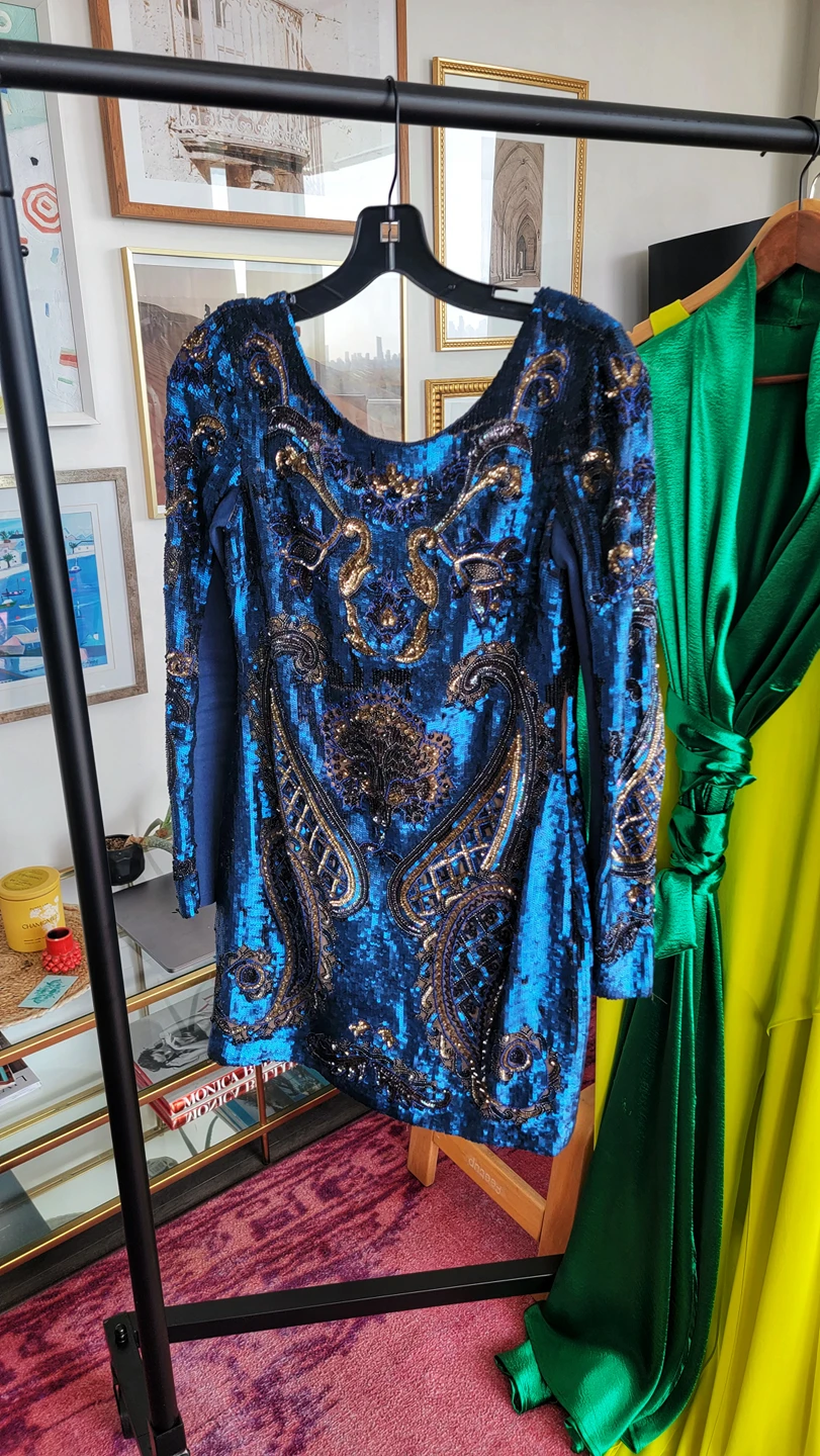 Blue (short mini) dress