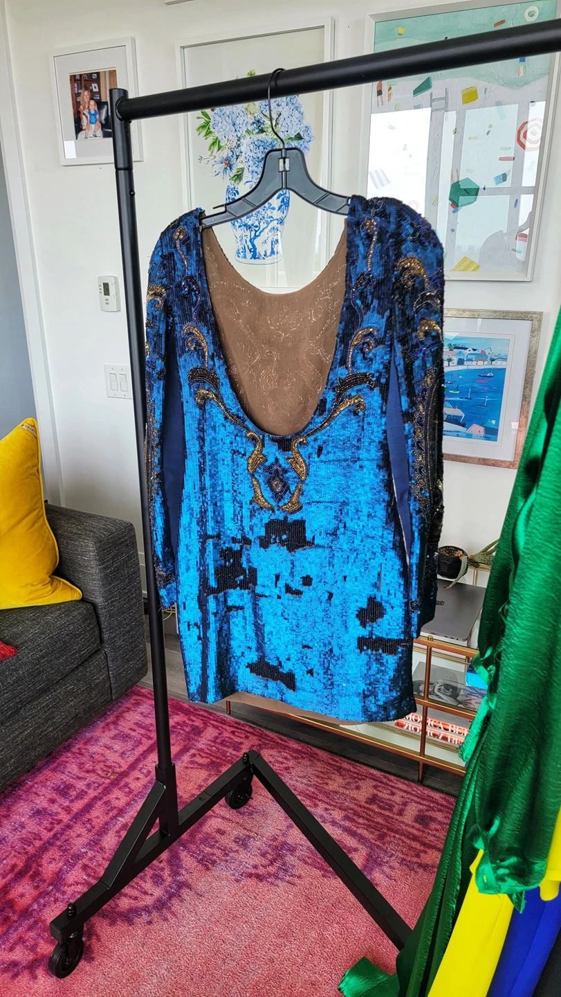 Blue (short mini) dress - photo 2