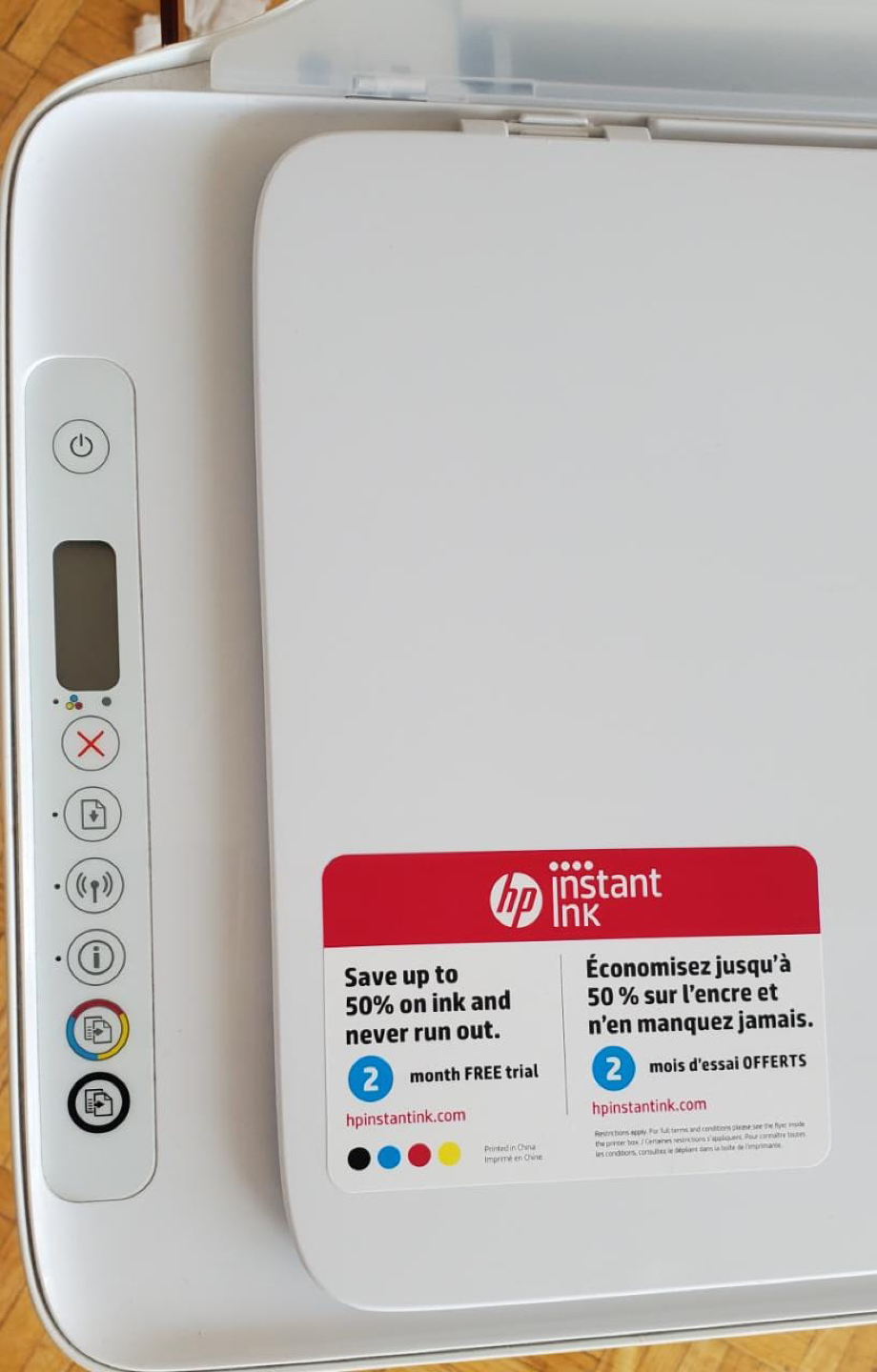 Wireless HP DeskJet 2655 All-in-One Printer with XL size ink thumbnail