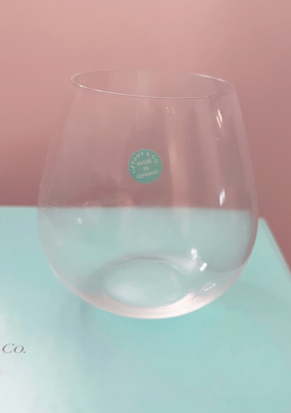 Tiffany & Co. Classic Stemless Crystal Wine Glasses - photo 3