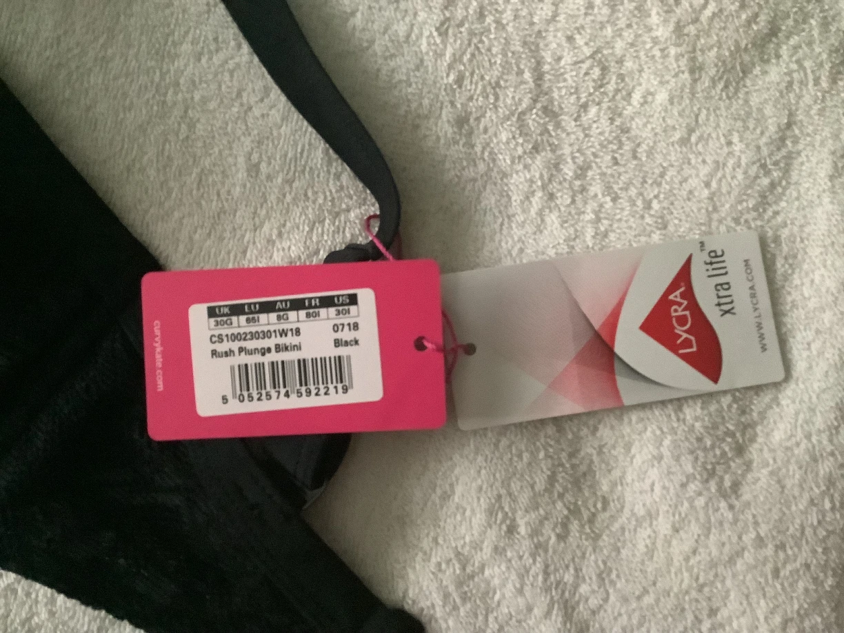 Black Bikini swimsuit top image indicator(3)