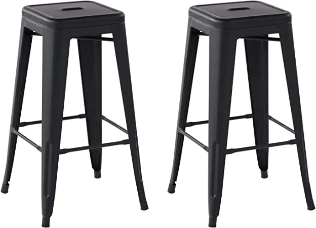 Black Metal Bar Stool thumbnail