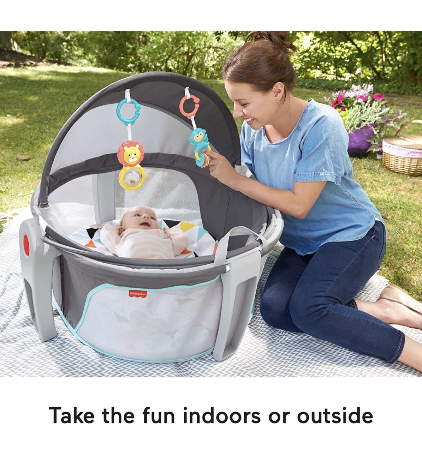 Fisher-Price Portable Bassinet and Play Space On-The-Go - photo 5