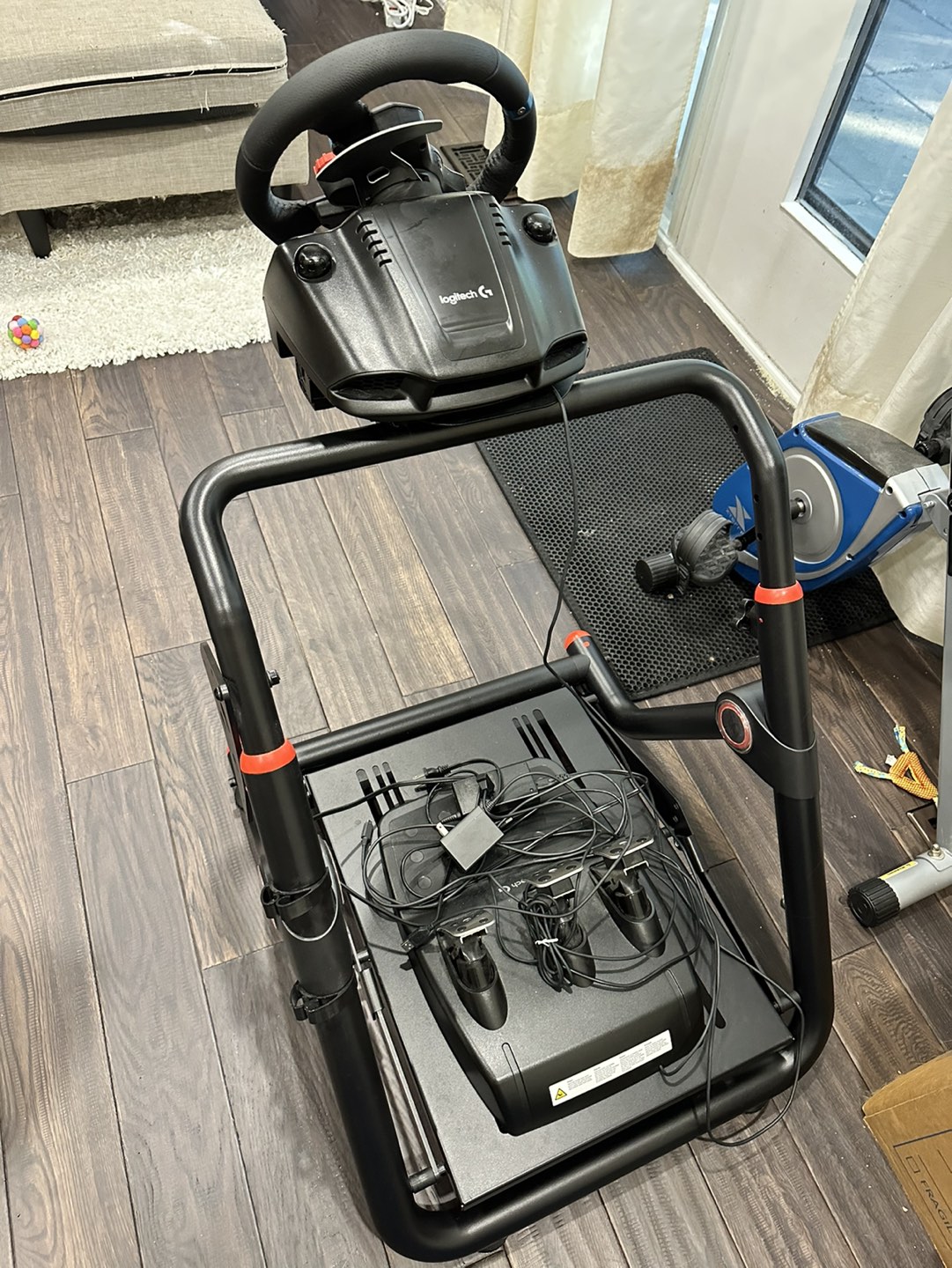 Logitech car driving racing simulator gear - photo 3
