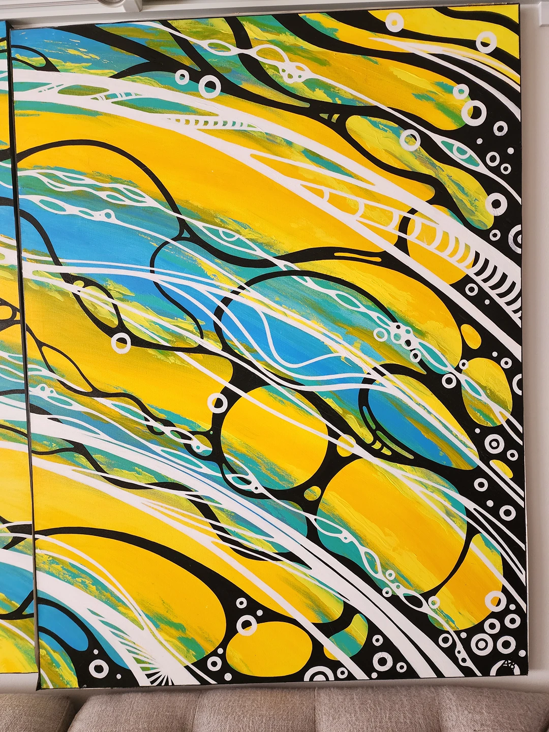 Abstract Wall Art for Living Room - photo 3