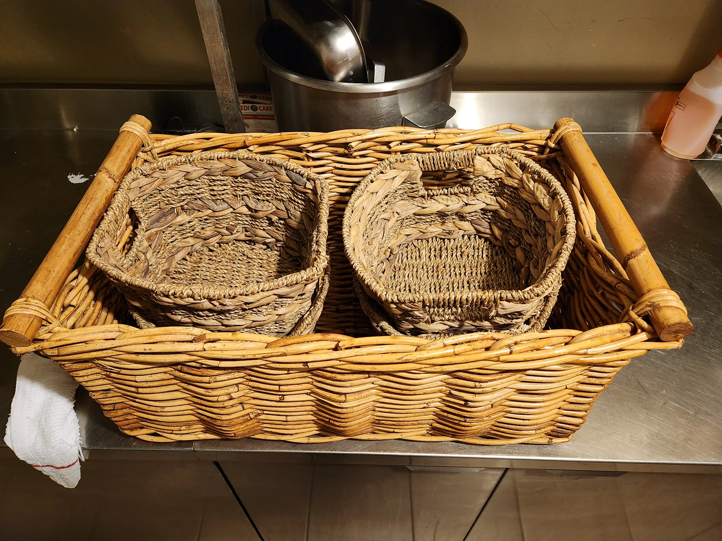 wooden baskets (5 piece) thumbnail